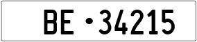 Truck License Plate